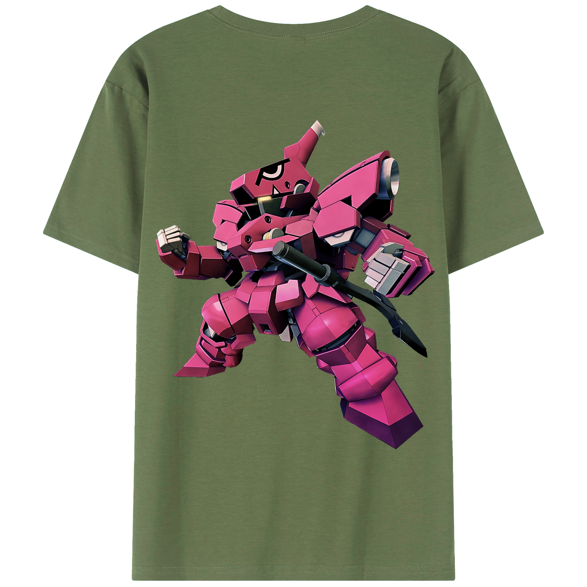（画像用） 機動戦士ガンダム Mobile Suit Gundam 綿100％ メンズ半袖Tシャツ（バックプリント） 通気性